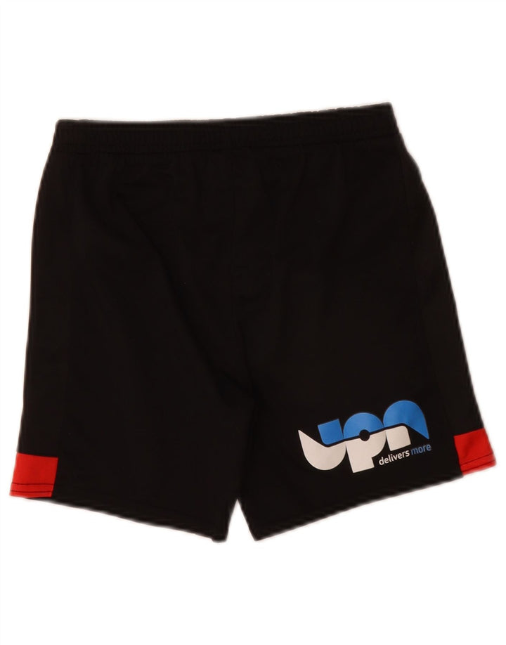Umbro Short de sport graphique pour garçon 7-8 ans Petit Noir Polyester Colorblock