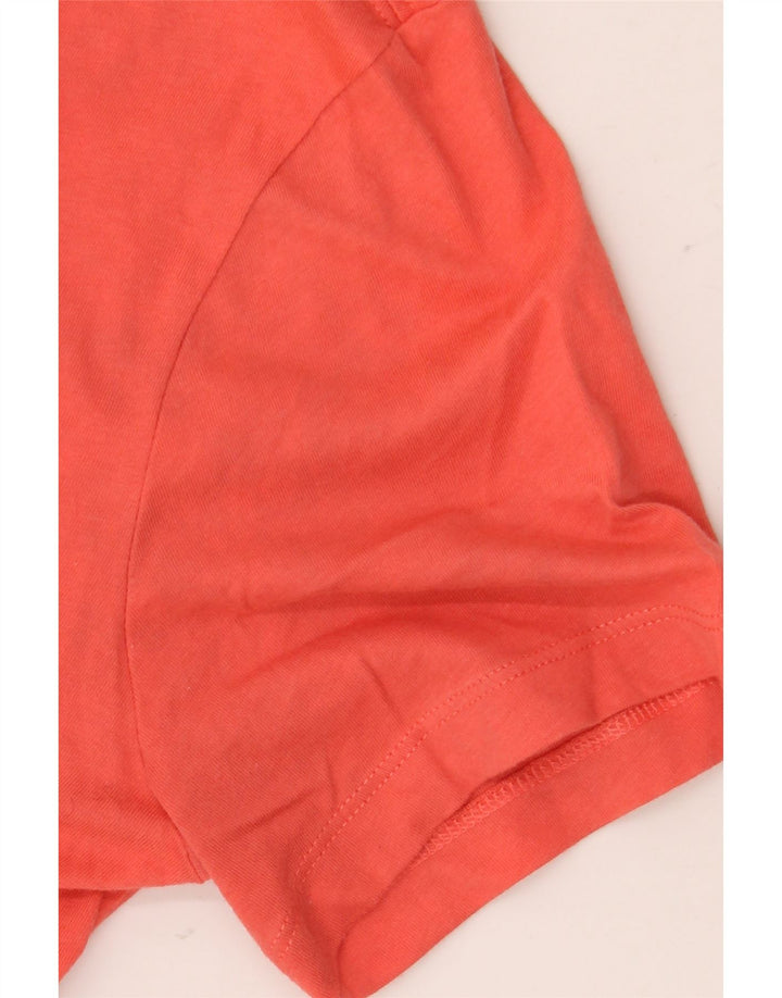 Nike T-shirt graphique pour femme UK 14 Orange moyen