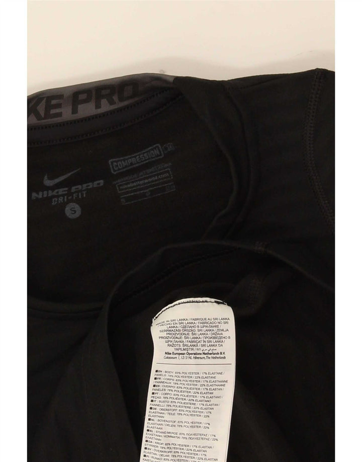 Nike Haut Dri Fit à manches longues pour homme Taille S Noir Polyester