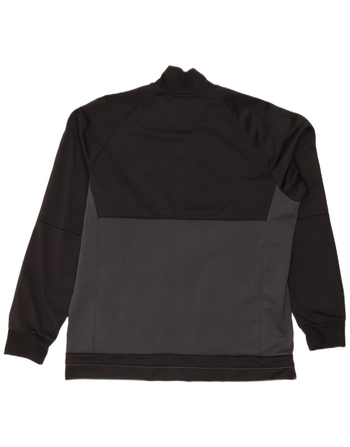 Adidas Veste de survêtement pour homme XL Gris Colorblock Polyester