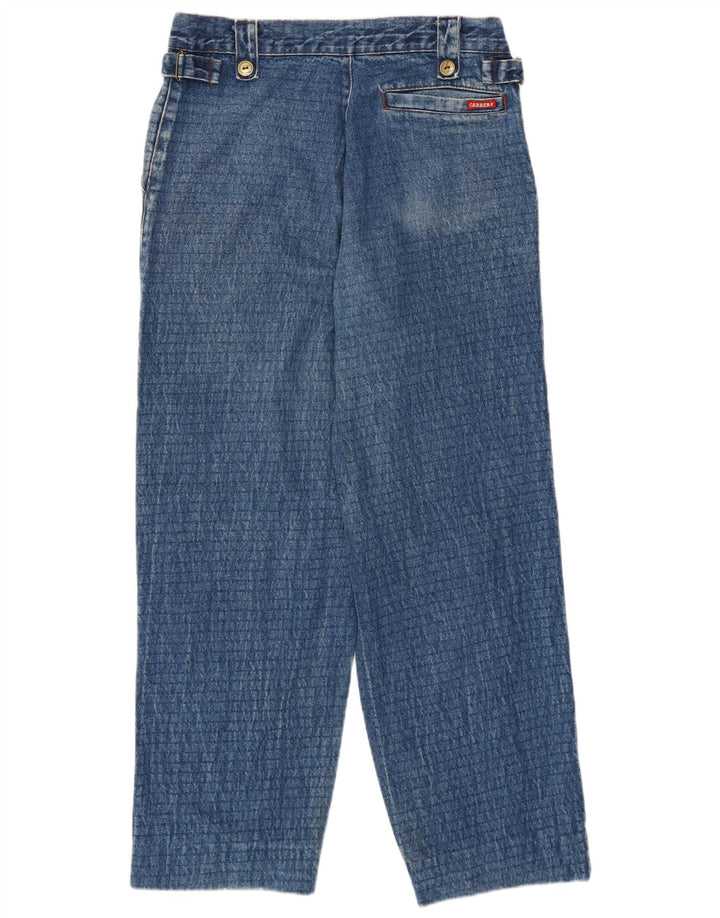 Carrera Femme Jean Ample Taille Haute W32 L27 Bleu Coton