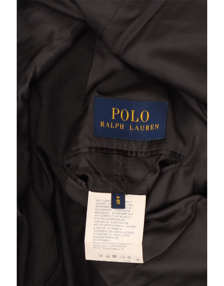 Polo Ralph Lauren Veste blazer à 2 boutons pour homme UK 44 XL Laine grise