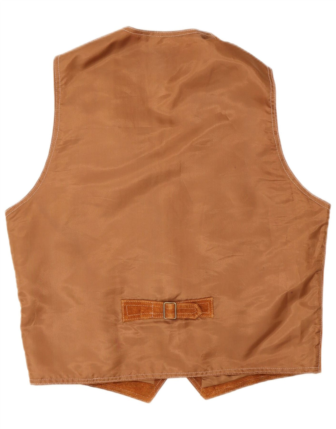 Pionier Gilet en daim pour homme en cuir marron moyen