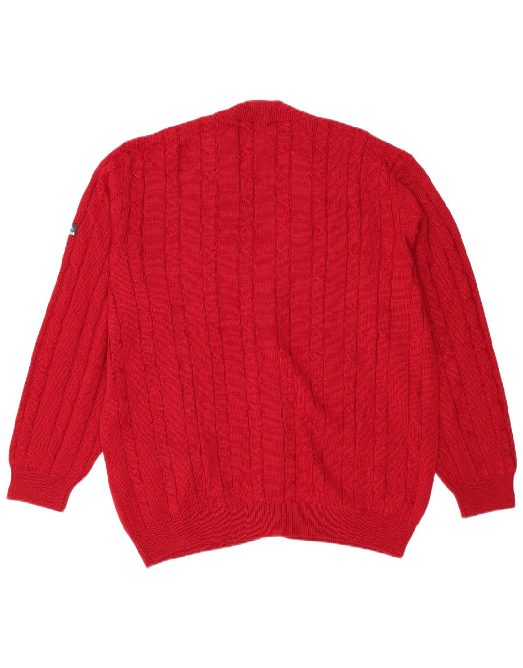 NAVIGARE Cardigan Homme Pull XL Rouge Laine Mérinos
