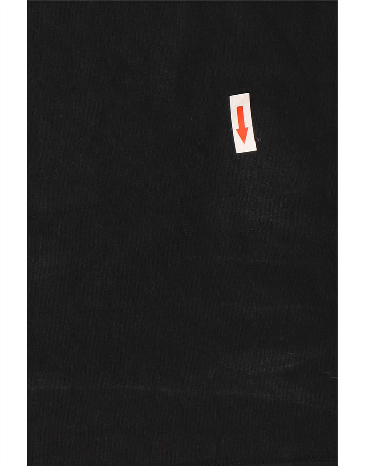 Nike T-shirt graphique pour homme en coton noir Taille L