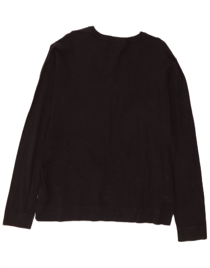 Zara Pull Col V Homme XL Noir