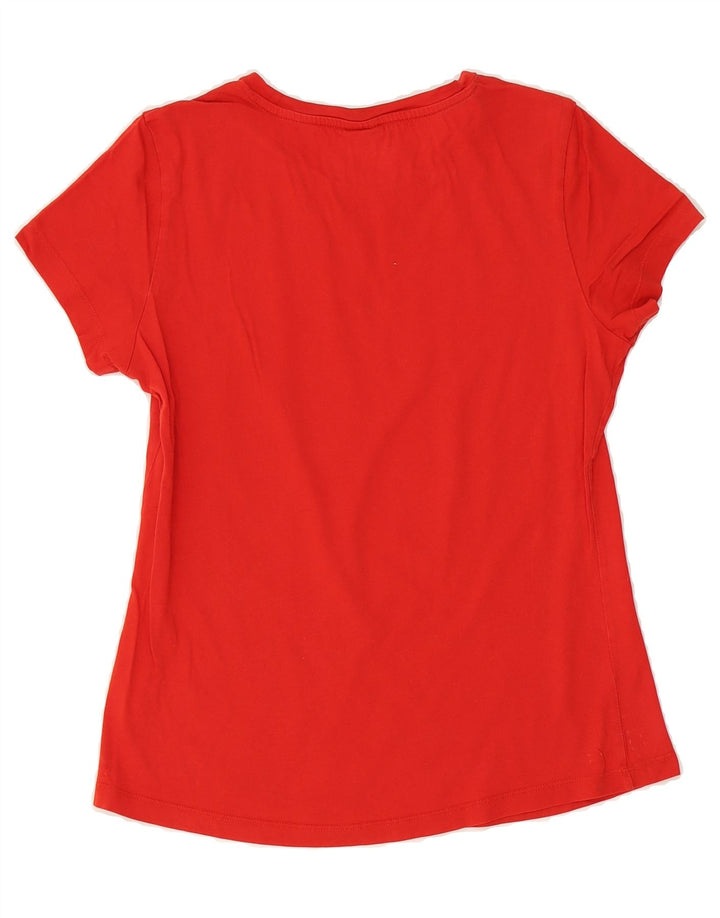 PUMA Womens Graphic T-Shirt Top UK 12 Medium Red Vintage Puma and Second-Hand Puma from Messina Hembry 