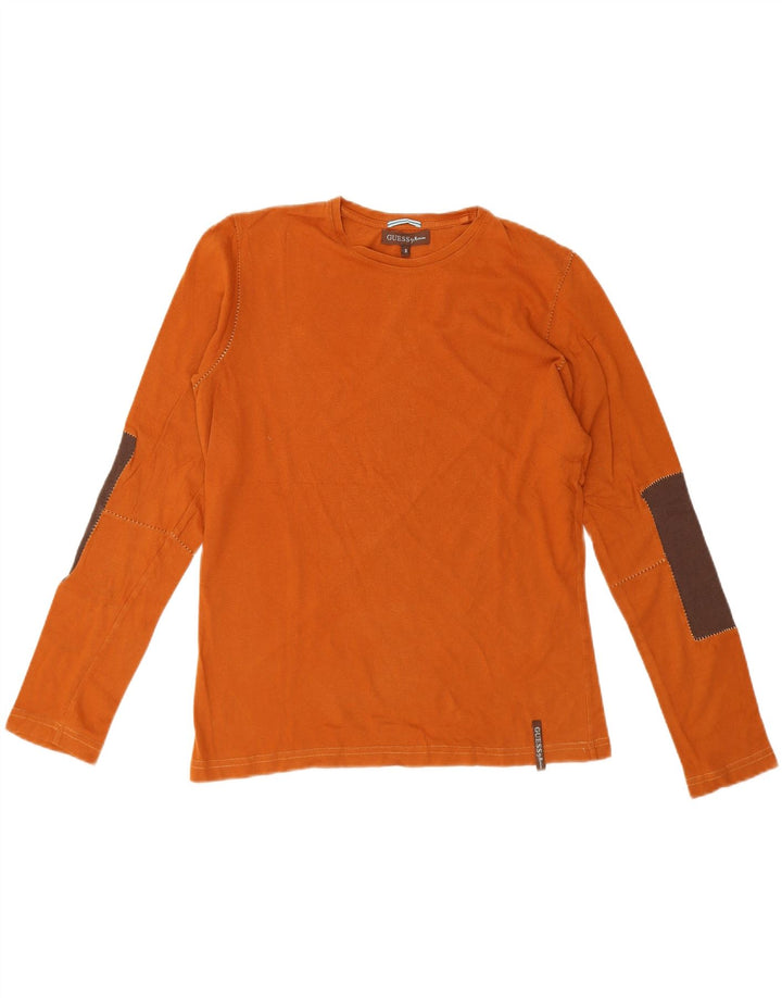 Guess By Marciano Haut à manches longues pour homme Small Orange Colourblock