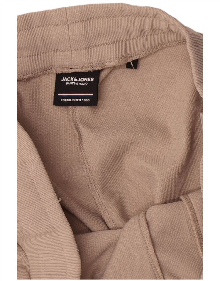 Jack & Jones Pantalon De Survêtement Homme Large Beige Polyester