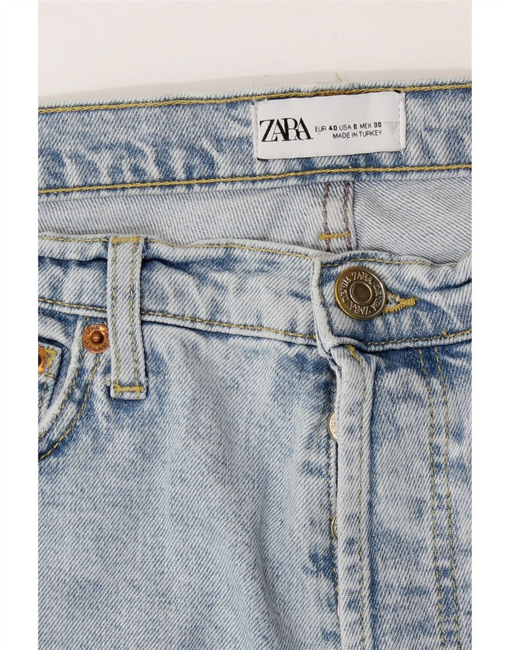 Zara Jean droit pour femme EU 40 Medium W30 L26 Bleu