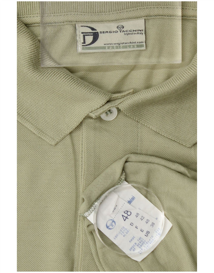 Sergio Tacchini Polo Homme IT 48 Coton Vert Moyen