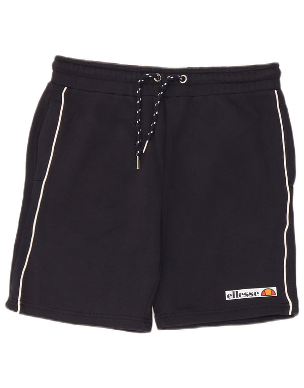 Ellesse Short de sport pour homme en coton bleu marine Small