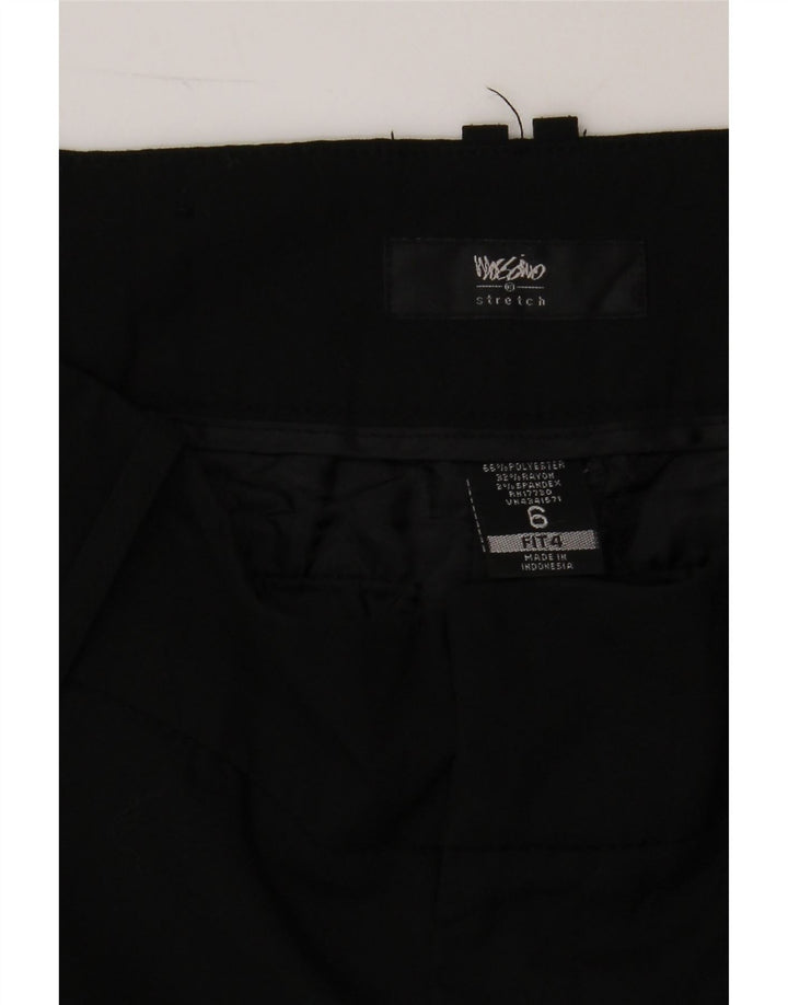 MOSSIMO Womens Straight Casual Trousers US 6 Medium W30 L32 Black Cotton Vintage Mossimo and Second-Hand Mossimo from Messina Hembry 