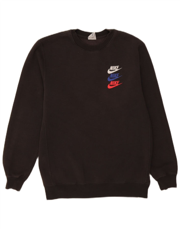 Nike Homme Sweat-Shirt Graphique Gris Moyen Coton