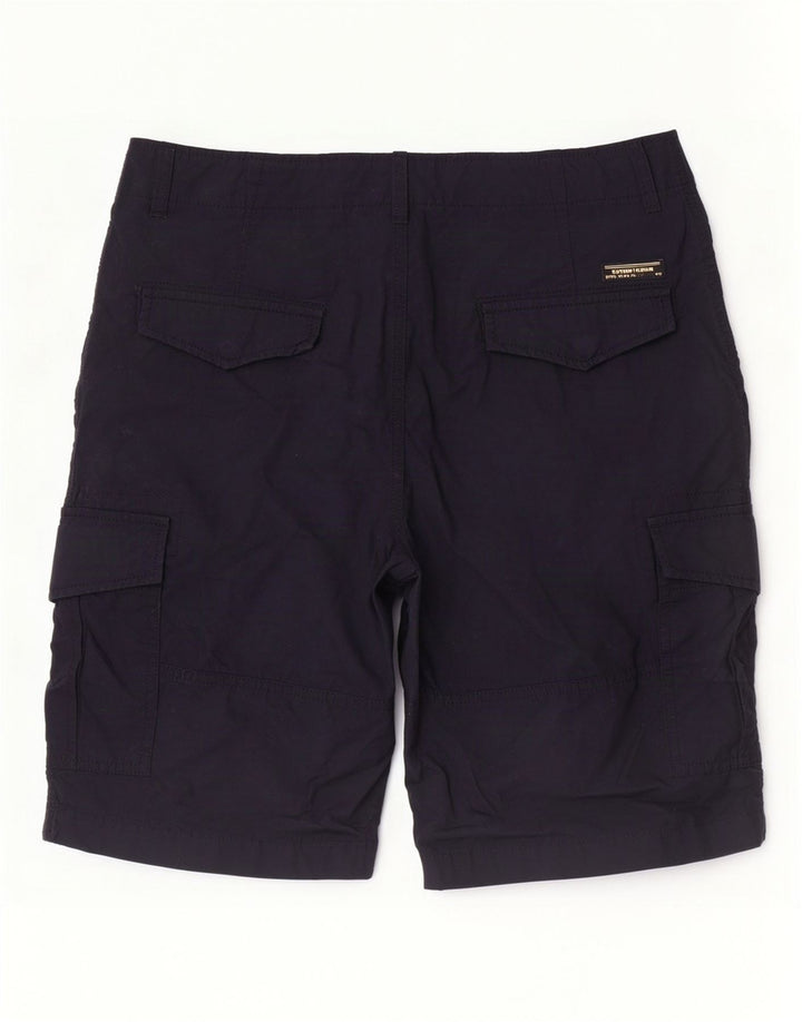 Superdry Short Cargo W32 Homme Bleu Marine Moyen Coton