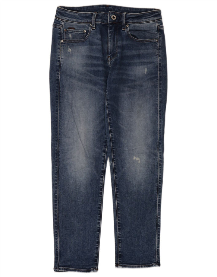 G-Star Jean slim effet vieilli W24 L30 en coton bleu pour femme