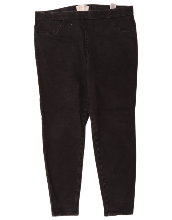 Marks & Spencer Jean court jegging pour femme UK 16 Large W32 L25 Coton noir