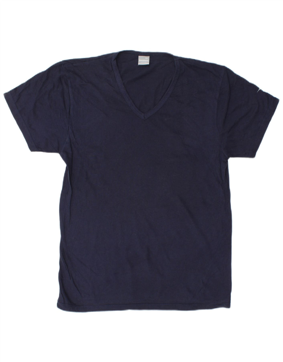 Diadora T-Shirt Homme Top Large Bleu Marine Coton