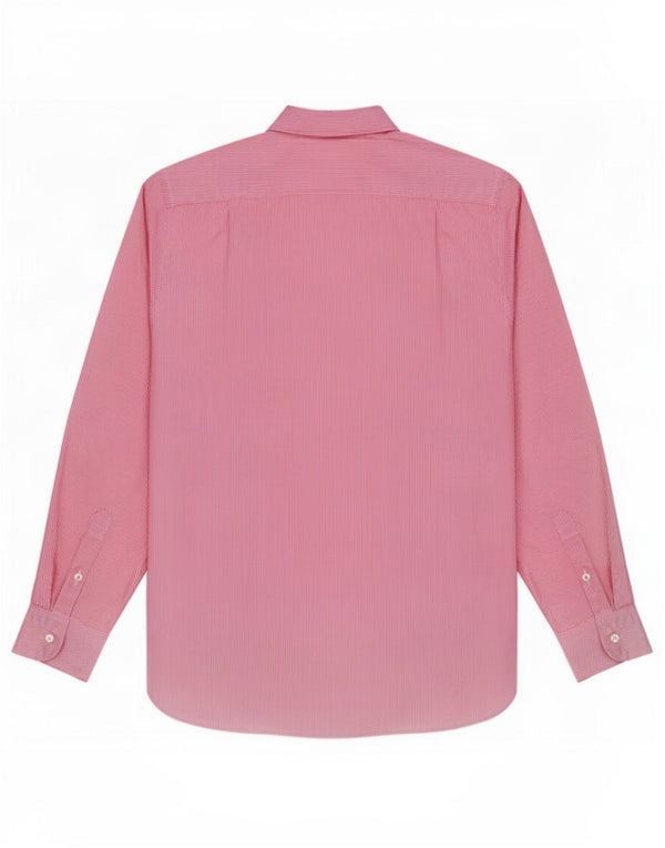 J. Crew Mens Shirt Size 15 1/2 Medium Pink Pinstripe Cotton