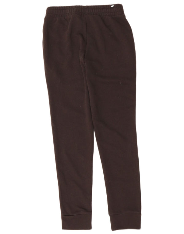 PUMA Pantalon de survêtement pour femme Joggers UK 6 XS Noir Coton