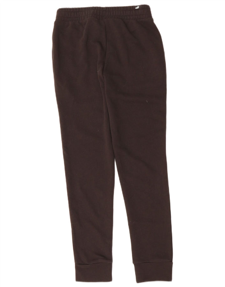 PUMA Pantalon de survêtement pour femme Joggers UK 6 XS Noir Coton