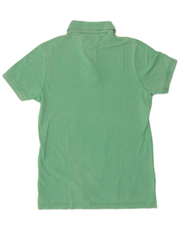 Tommy Hilfiger Polo Slim Fit Homme Vert Moyen Coton