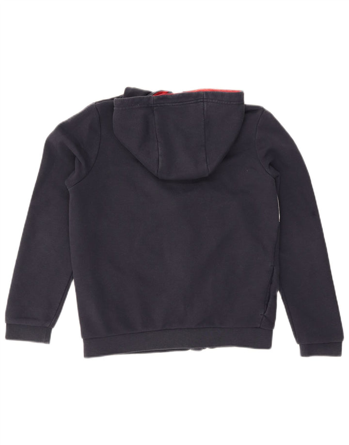 TOMMY HILFIGER Pull à capuche zippé pour garçon 11-12 ans Bleu marine Colourblock