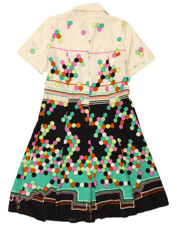 Roslein Robe trapèze pour femme UK 42 Medium Multicolore Géométrique