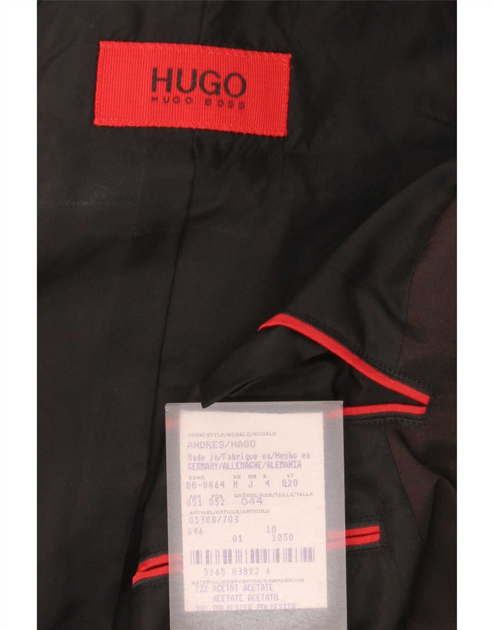 Hugo Boss Homme Veste Blazer EU 44 XS Marron Acétate