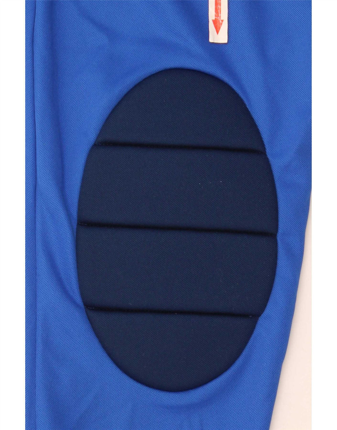 Adidas Hommes Climalite Haut À Manches Longues Bleu Moyen Colorblock Polyester