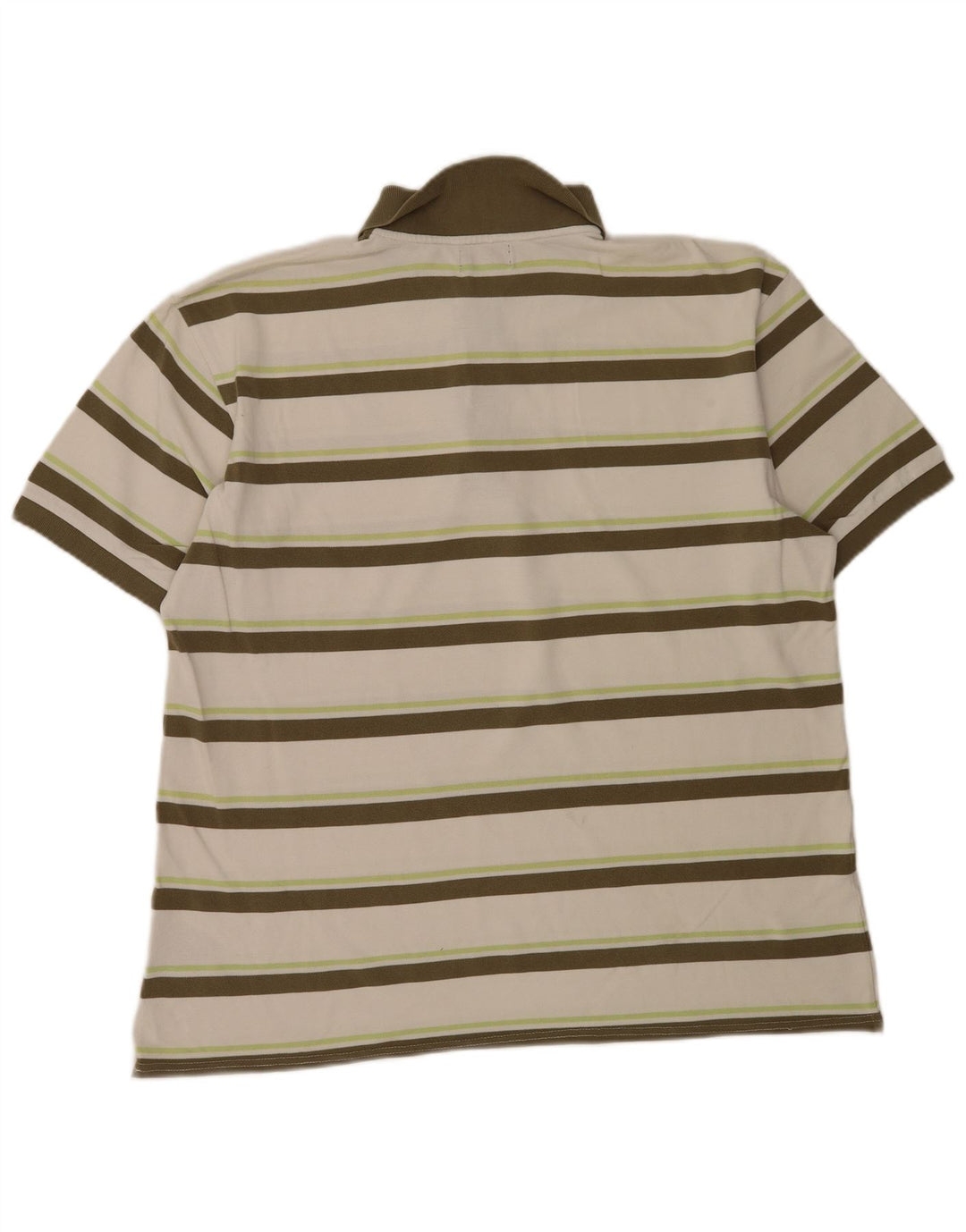 Kappa Polo Homme 3XL Blanc Rayé Coton