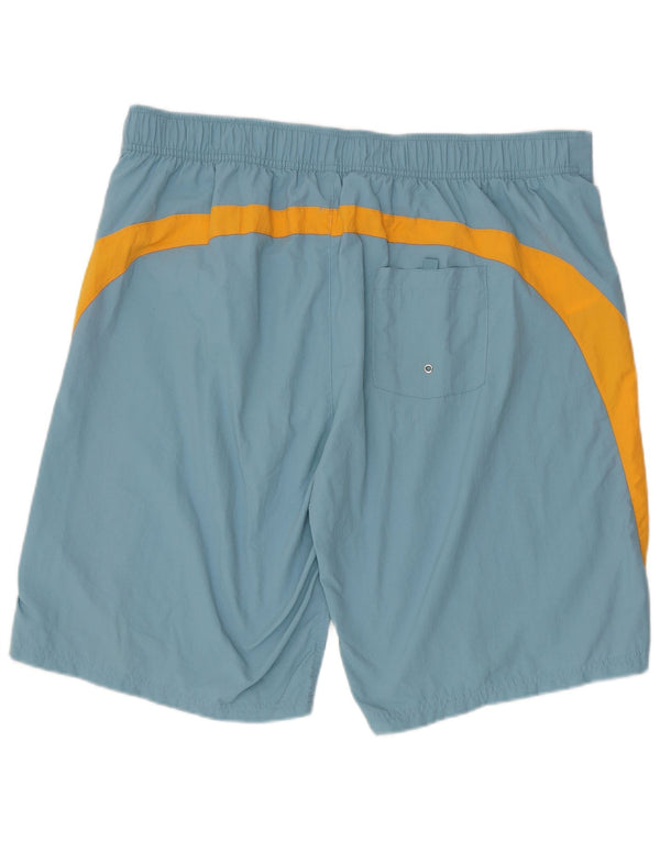 Fila Short de Bain Homme 2XL Bleu Colorblock Polyamide