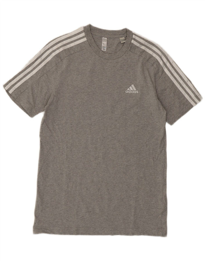 Adidas T-Shirt Homme Haut Petit Gris Coton