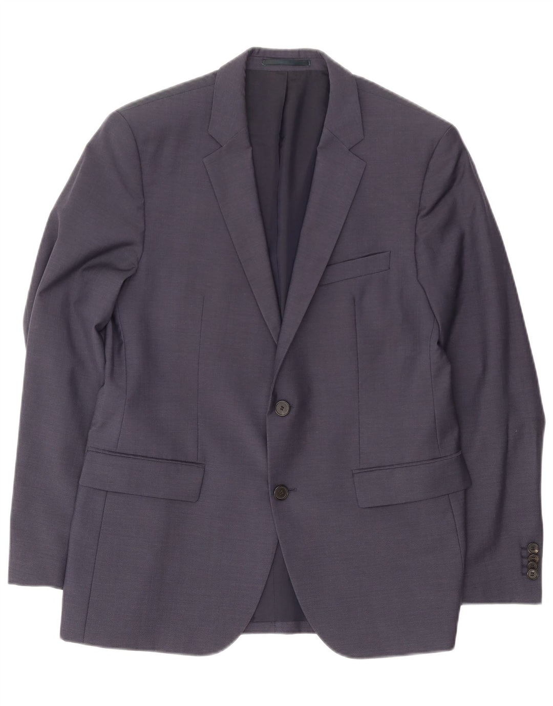 Hugo Boss Veste blazer à 2 boutons pour homme EU 50 Grande laine bleu marine