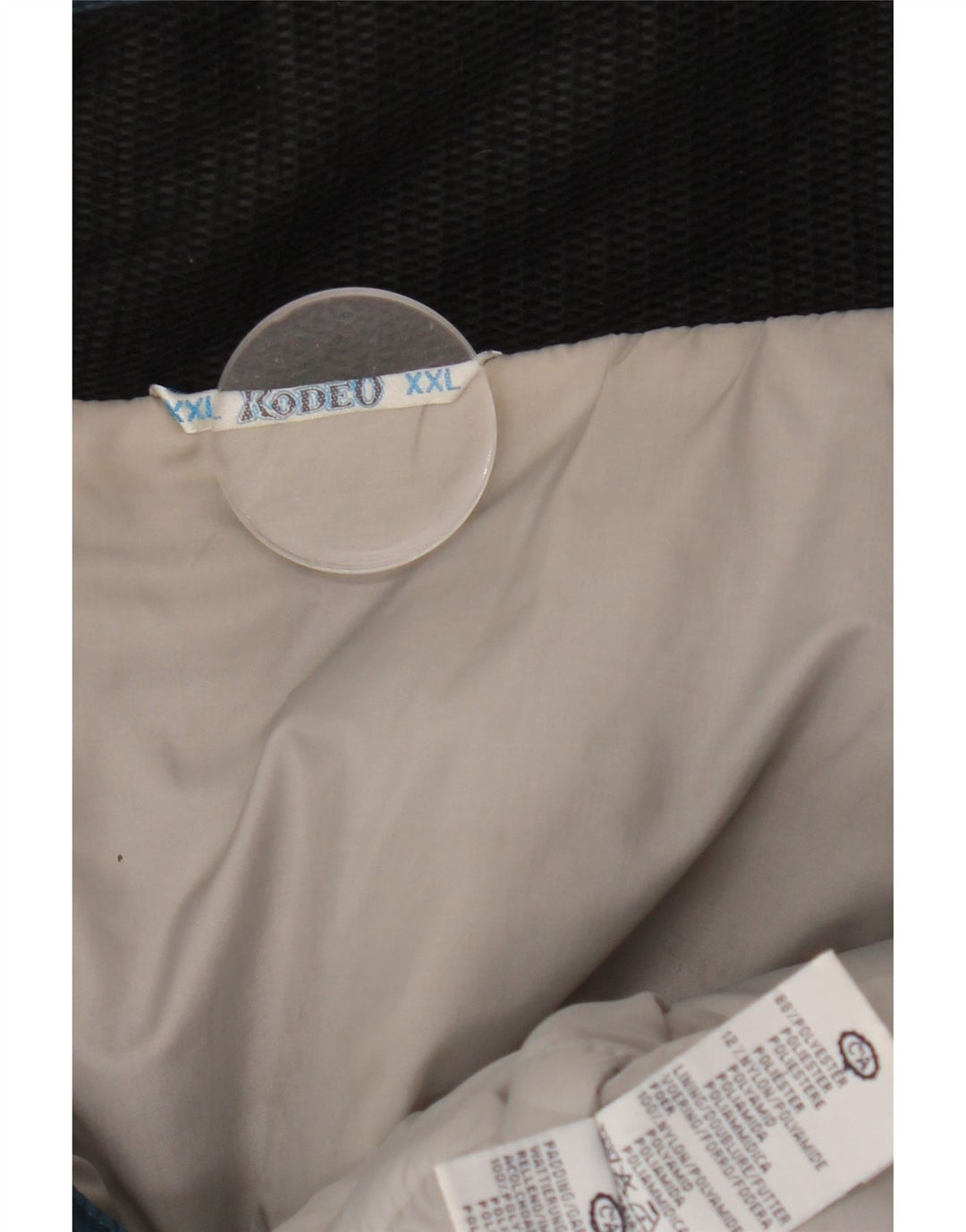 C&A Veste Coupe-Vent Zippée Homme UK 44 2XL Bleu Colorblock Polyester Hiver