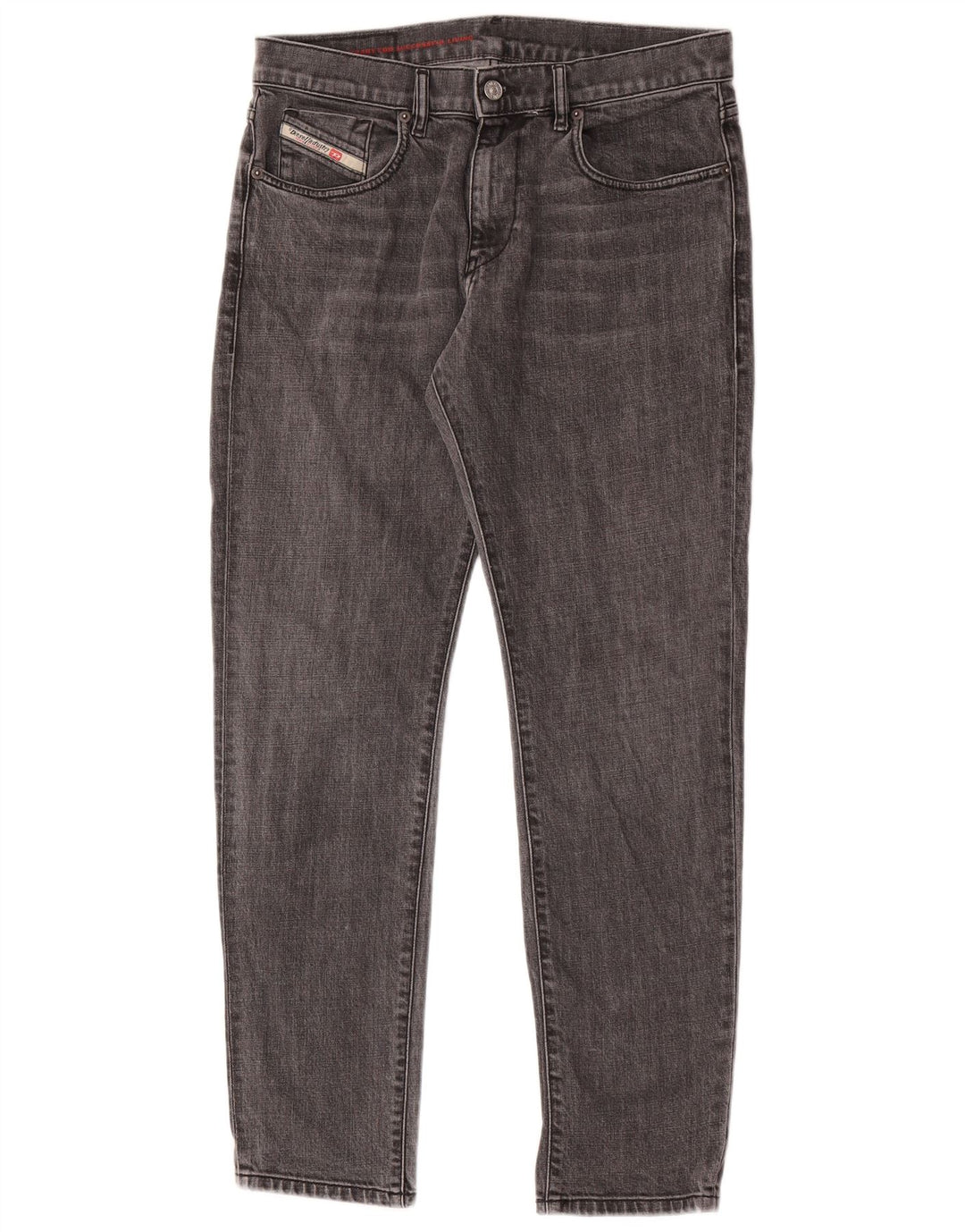 Diesel Jean Slim Thanaz W30 L30 Homme Gris Coton