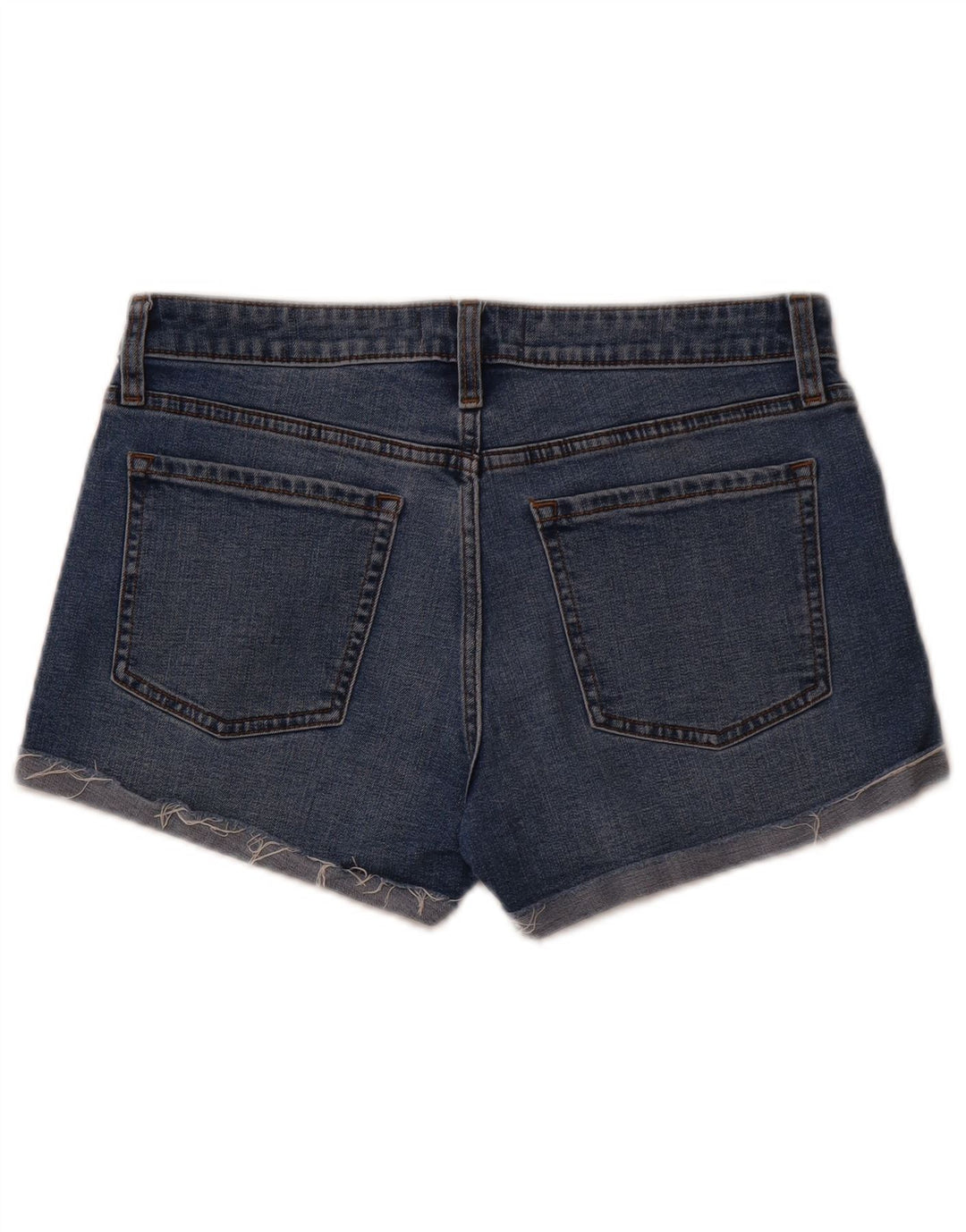 ABERCROMBIE & FITCH Short en jean taille moyenne pour femme US 8 Medium W29 Bleu