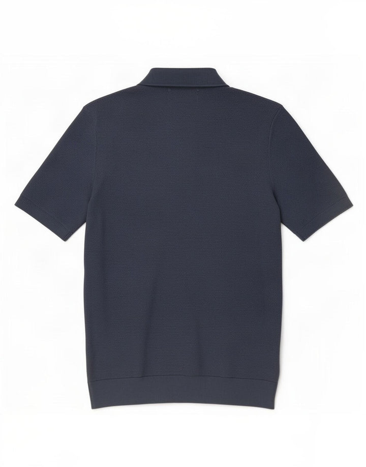 Marks & Spencer Polo Homme Bleu Moyen Coton
