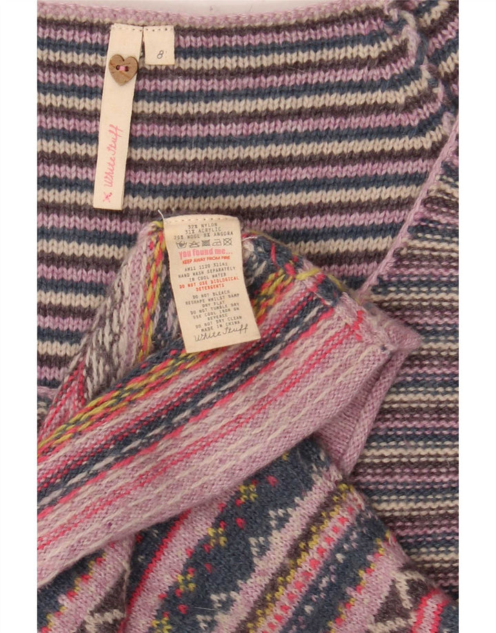 Robe pull White Stuff pour femme UK 8 Small à rayures multicolores