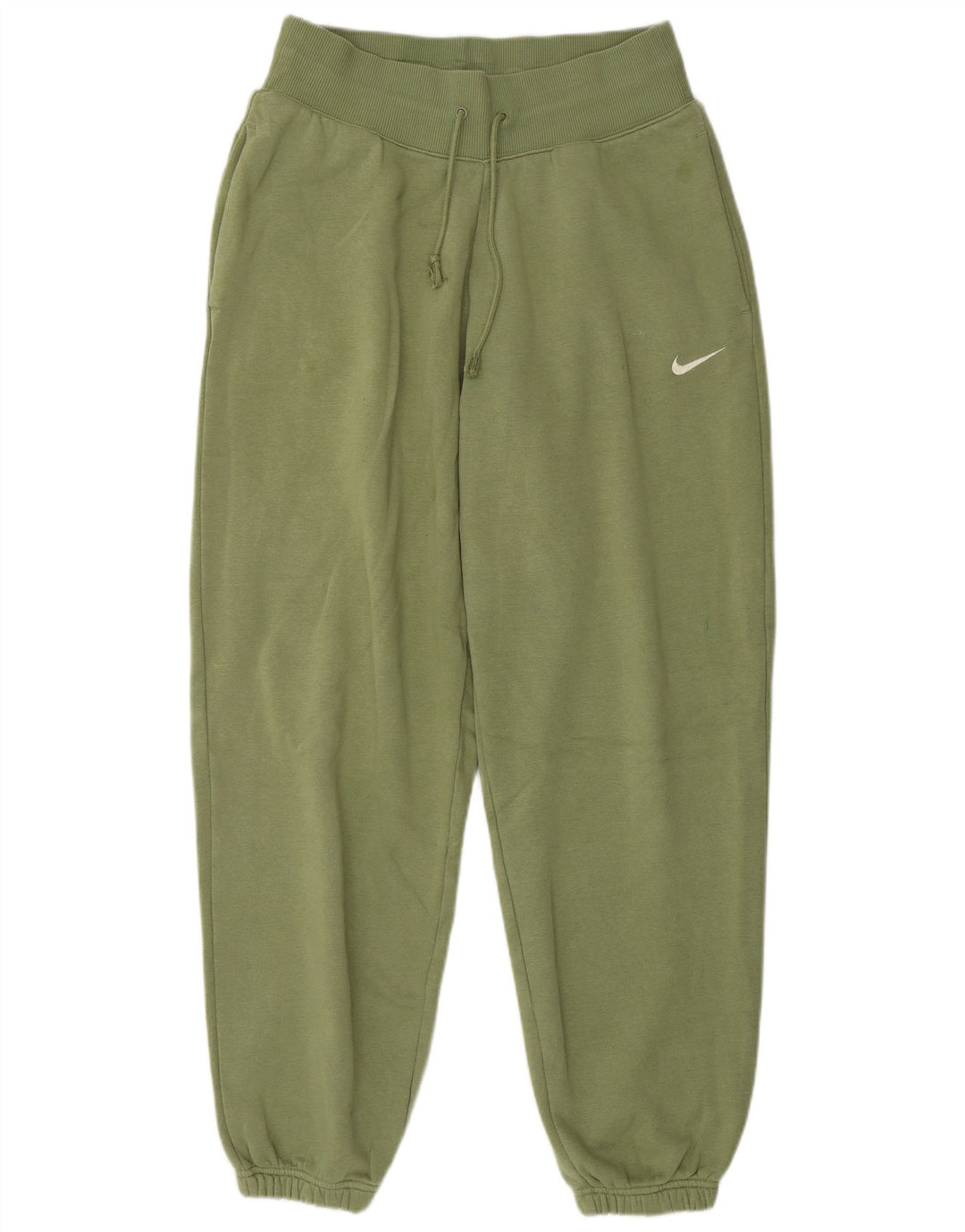 Nike Pantalon de survêtement pour femme Joggers UK 10 Small Vert Coton