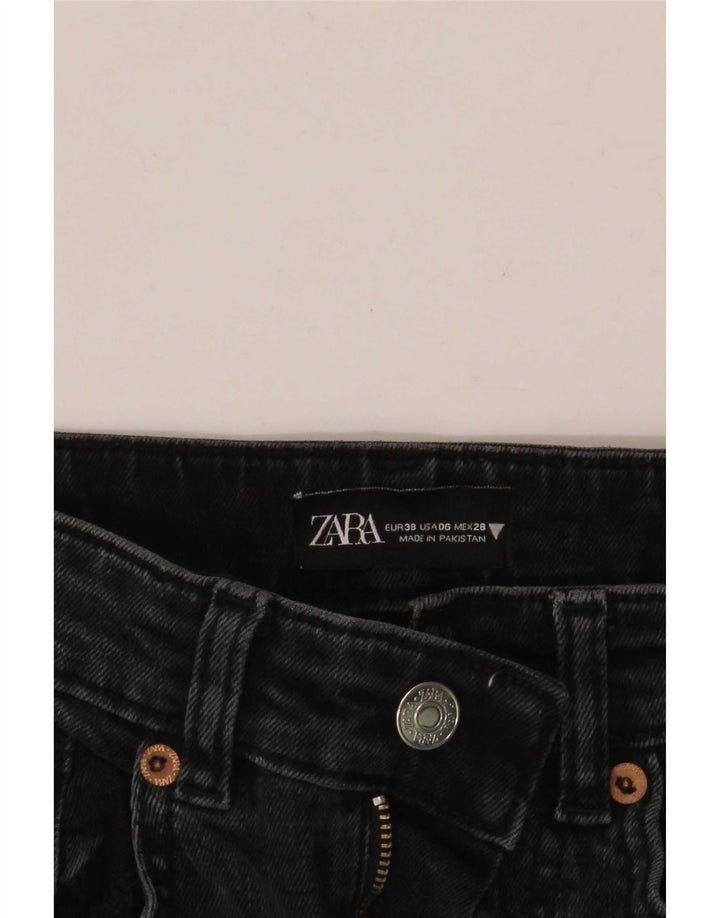 Zara Jean évasé pour femme EU 38 Small W28 L26 Noir
