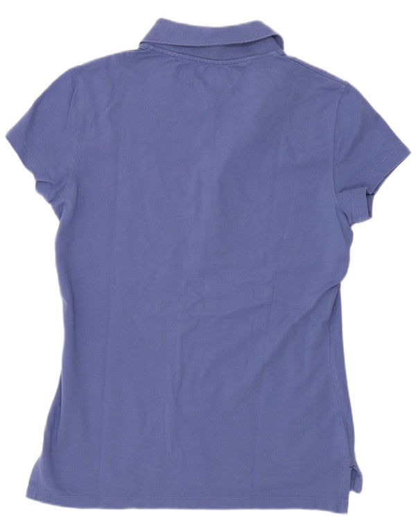 Tommy Hilfiger Polo Slim Fit pour femme UK 12 Bleu moyen Coton