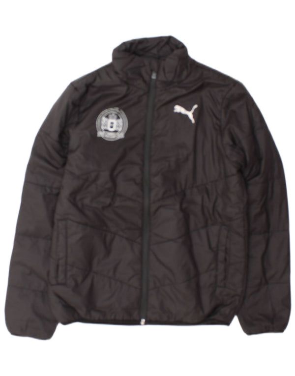 Puma Veste matelassée graphique garçon 11-12 ans Noir Polyester