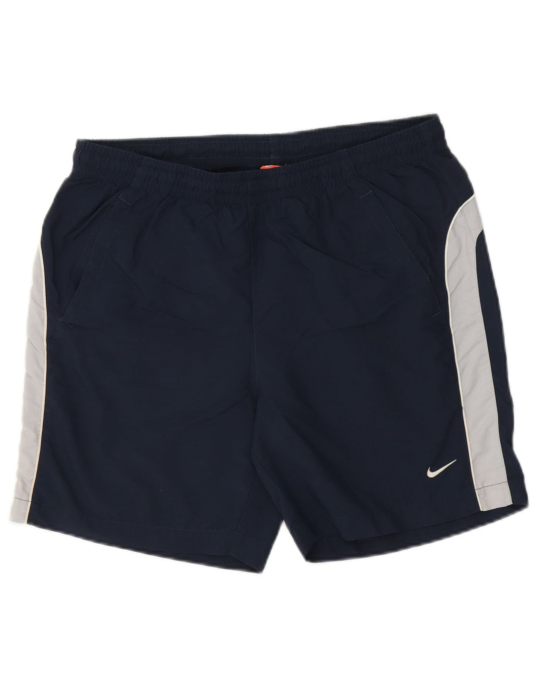 Short de bain Nike pour homme en polyester color block bleu marine moyen