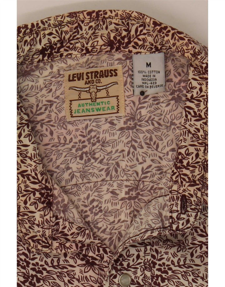 Levi's Chemise Homme Bordeaux Moyen Floral Coton