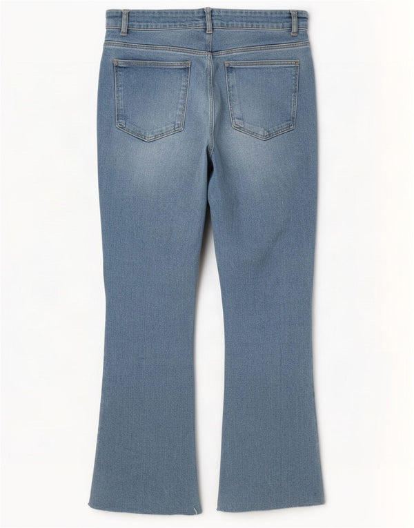 Zara Jean Bootcut Femme EU 42 Large W32 L25 Bleu