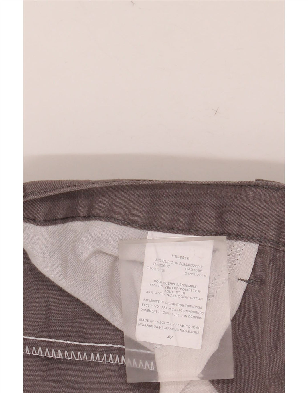 DICKIES Short décontracté pour homme W42 2XL Gris Colorblock Polyester