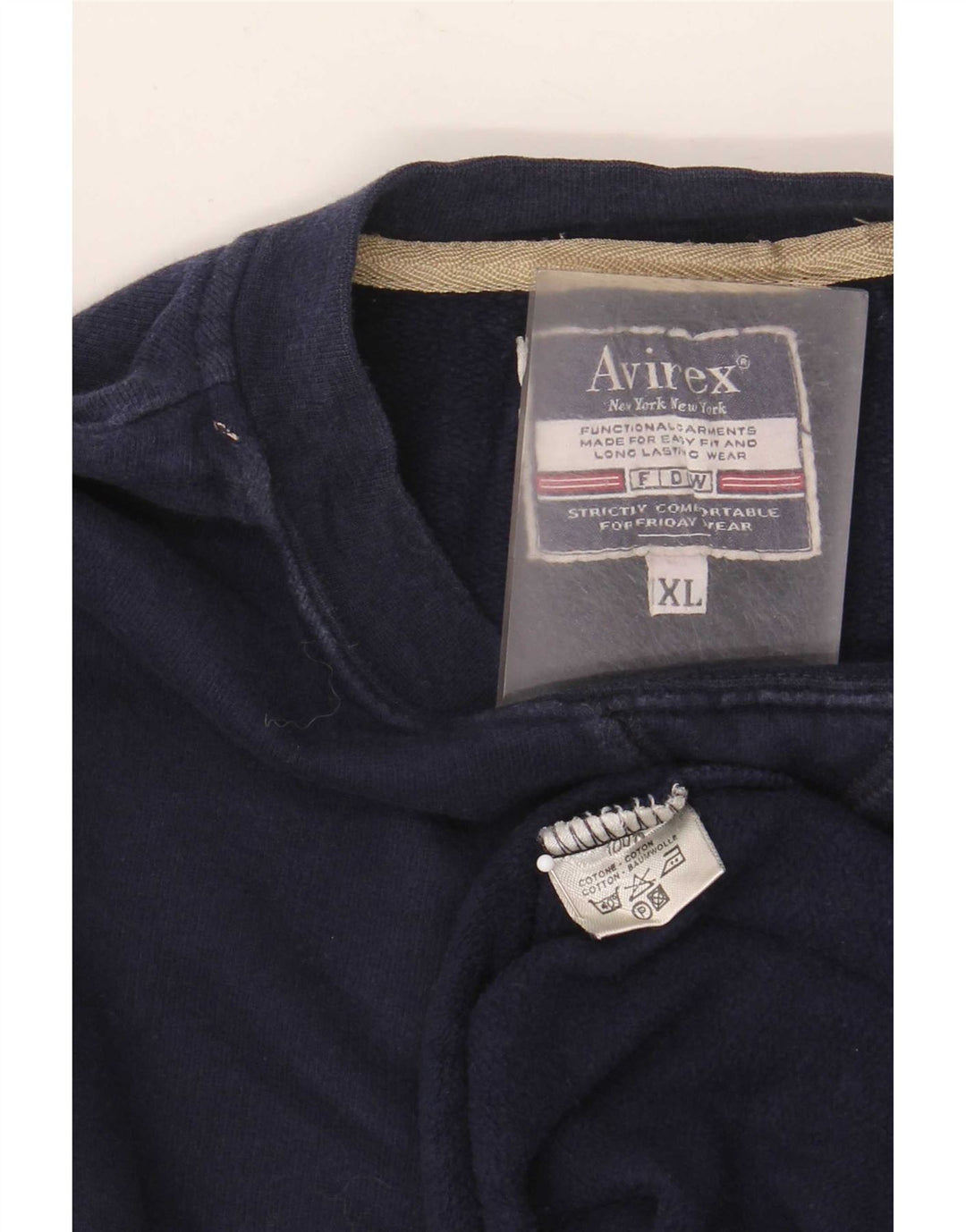 Avirex Sweat-shirt pour homme XL Bleu marine en coton