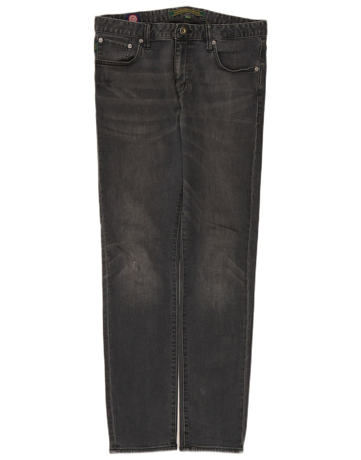 SUPERDRY Jean Slim Homme W32 L32 Gris Coton
