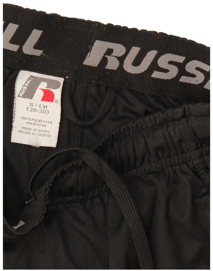 RUSSELL ATHLETIC Short de sport Dri-Power pour homme, petit, noir, polyester
